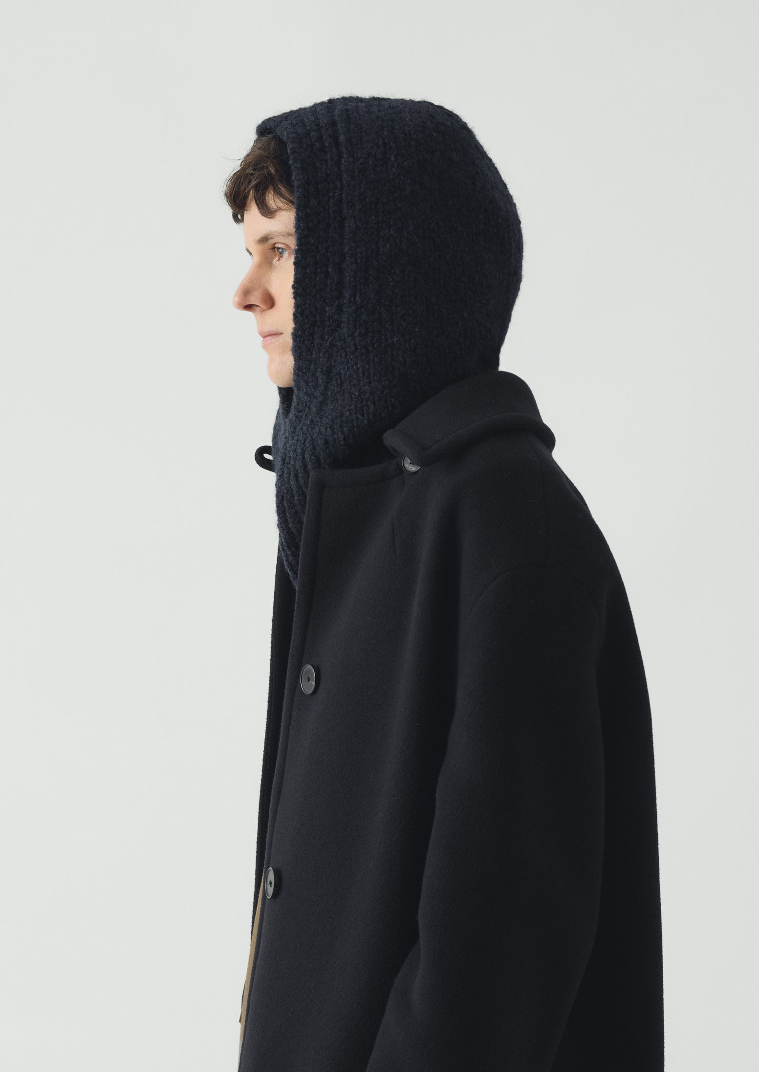 STORE ONE·JAM·TART· STOLE HOOD almostblack21aw BOA BOA HOODIE