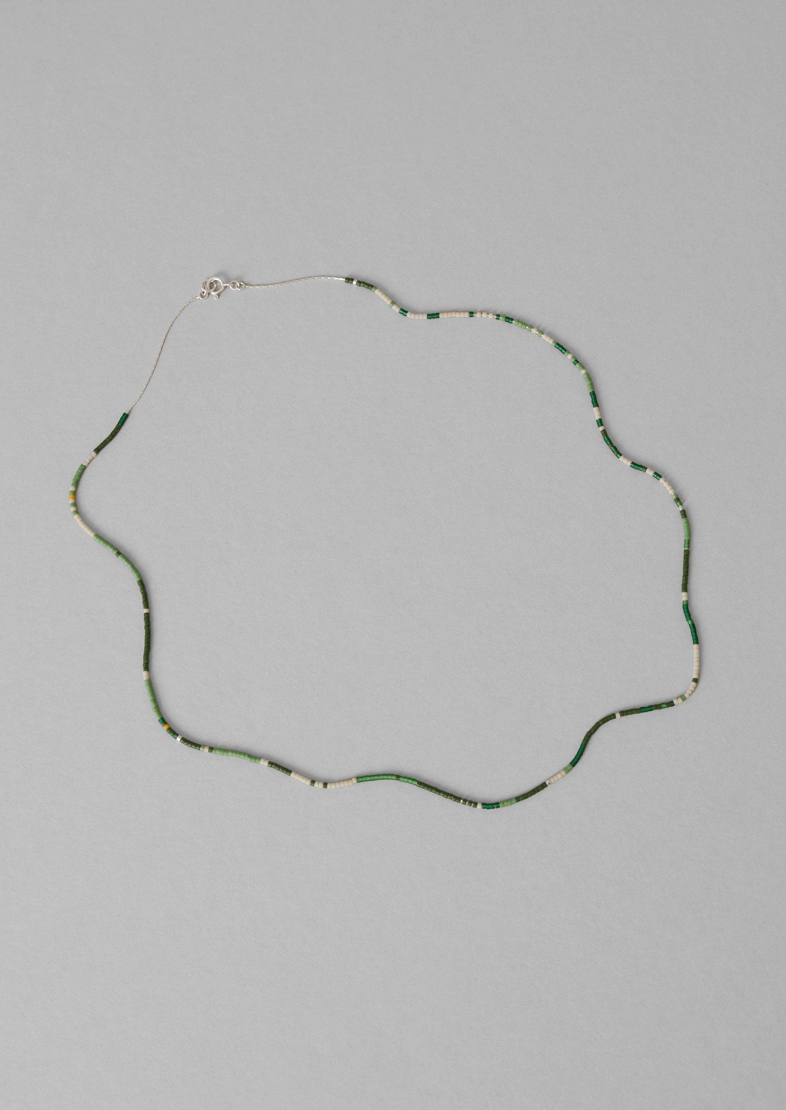 Helena Rohner Miyuki Mixed Bead Necklace | Fern Green Multi | TOAST