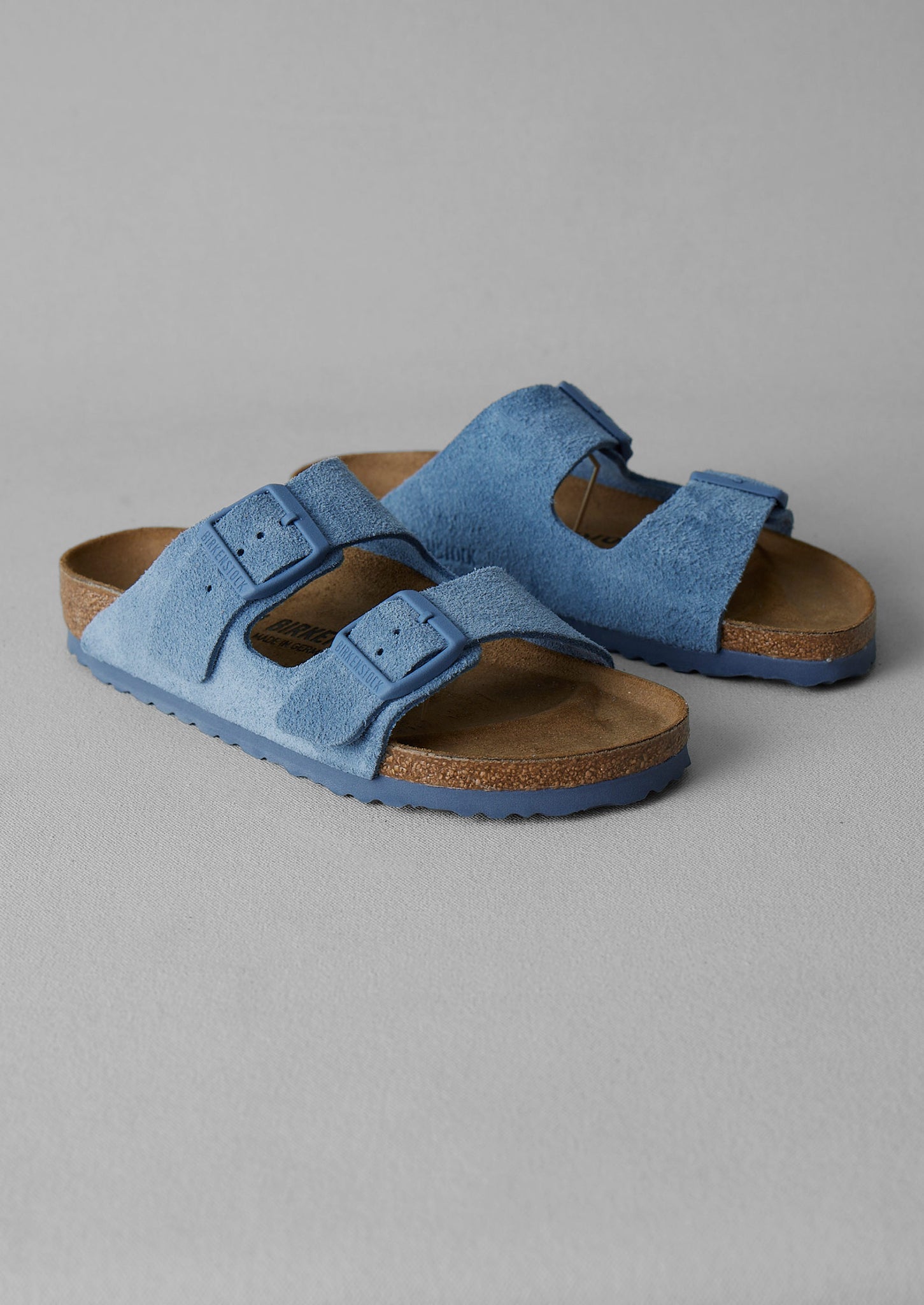 Birkenstock Arizona Suede Sandals | Cornflower Blue