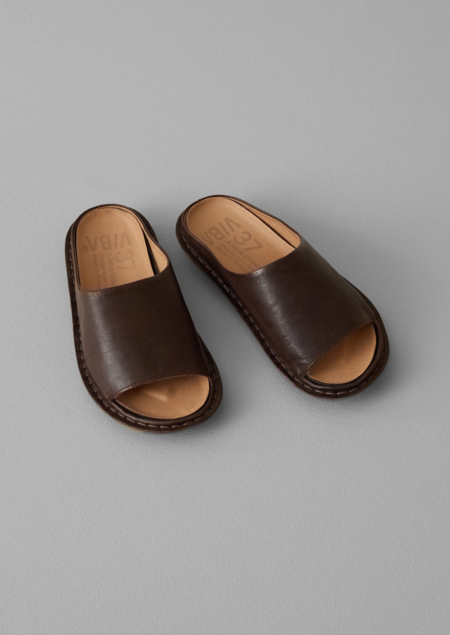 Vibae Open Toe Sandals Cocoa Brown