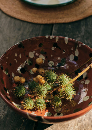 Cortona Splatter Bowl | Terracotta/Multi
