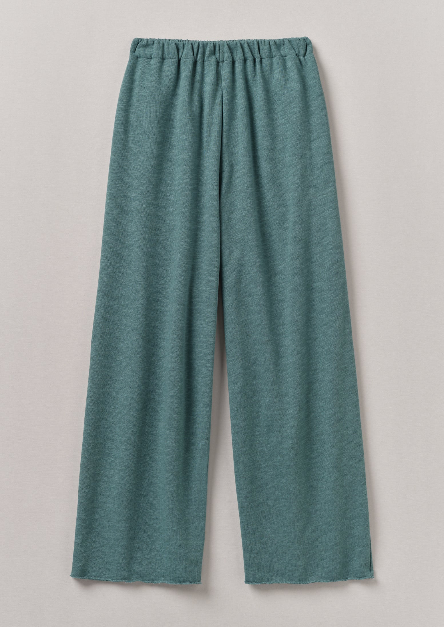 Full Length Loopback Jersey Trousers | Dusty Jade | TOAST