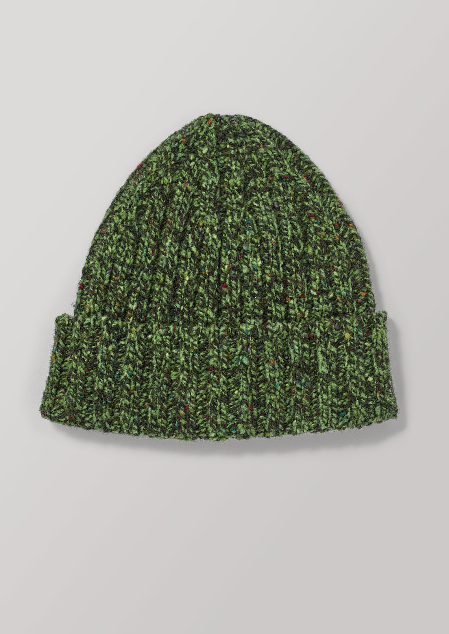 Donegal Wool Marl Hat, Green Marl