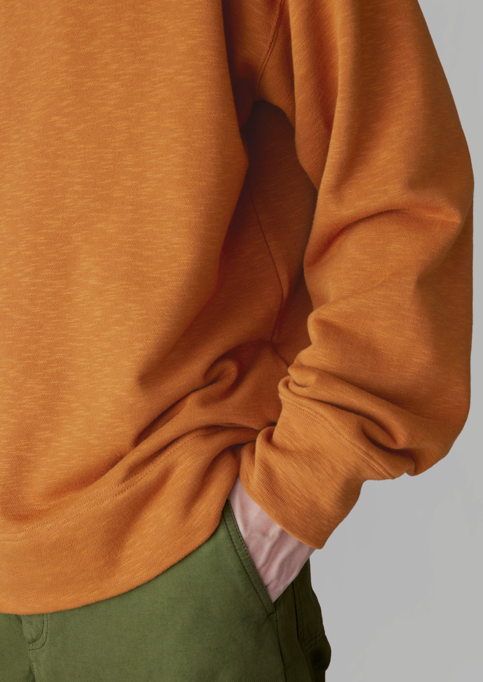 Dropped Shoulder Loopback Jersey Sweatshirt Wild Carrot TOAST