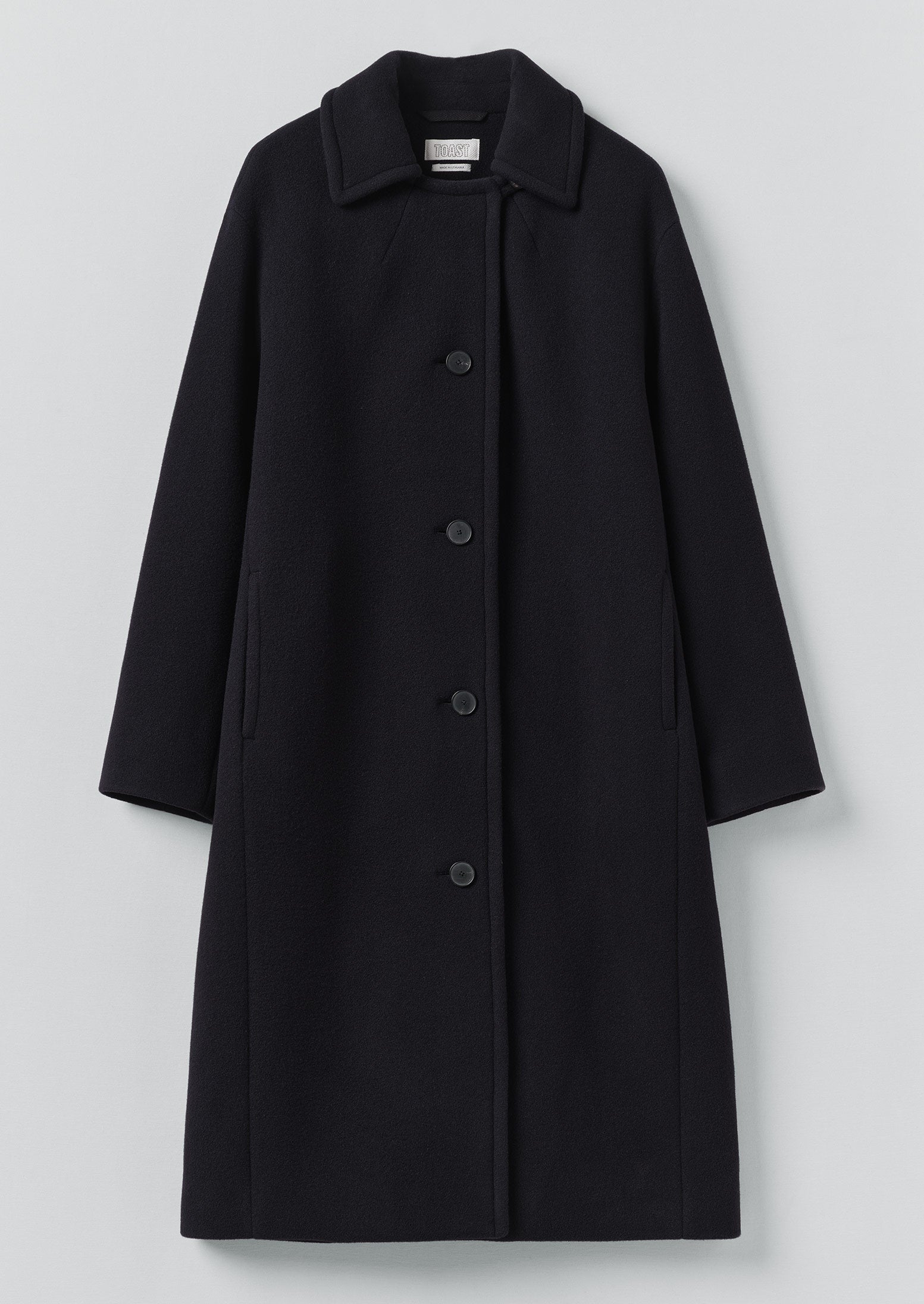 Wool Conservatoire Coat | Deep Navy | TOAST