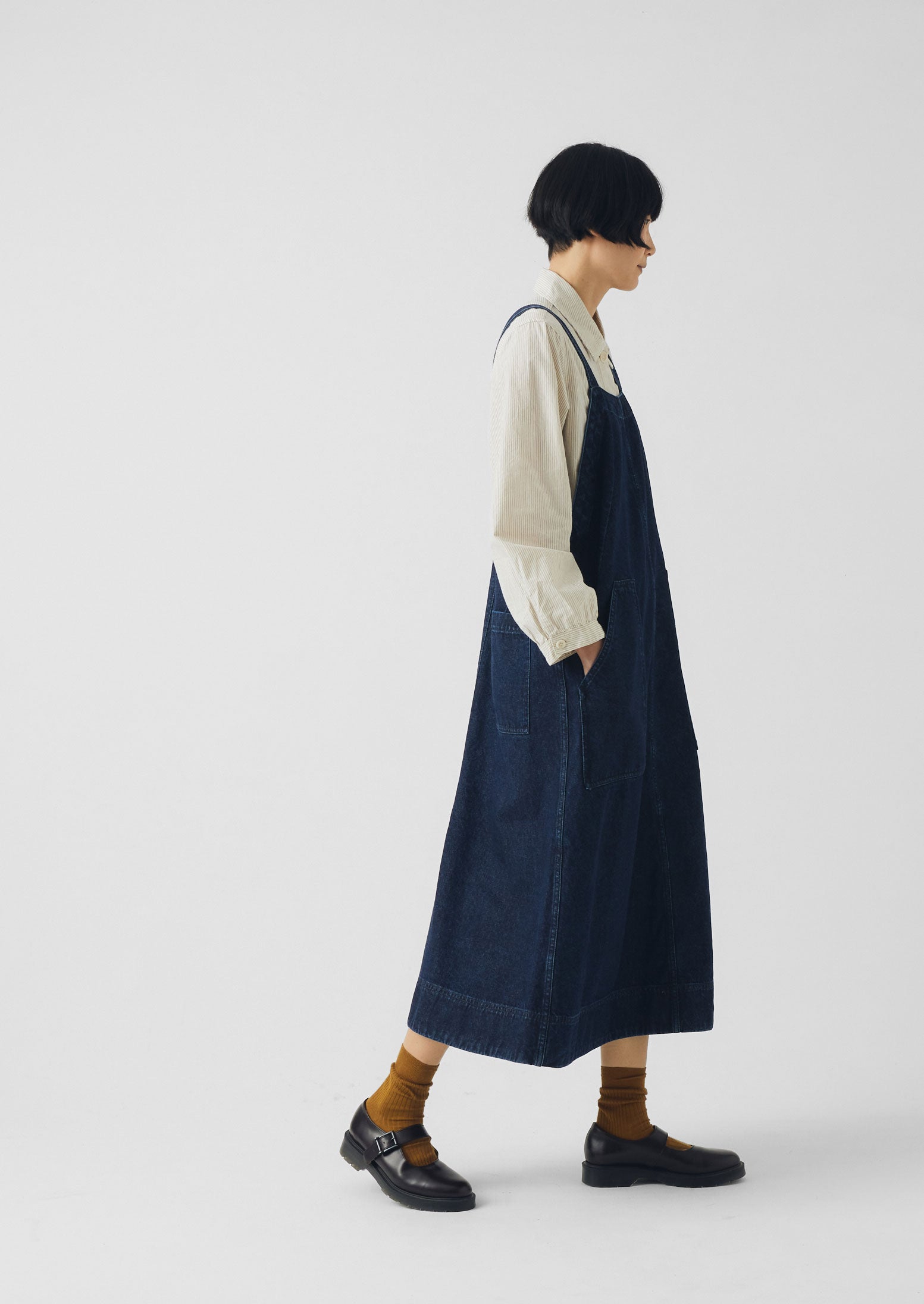 Unisex Patch Work Dungaree Dress