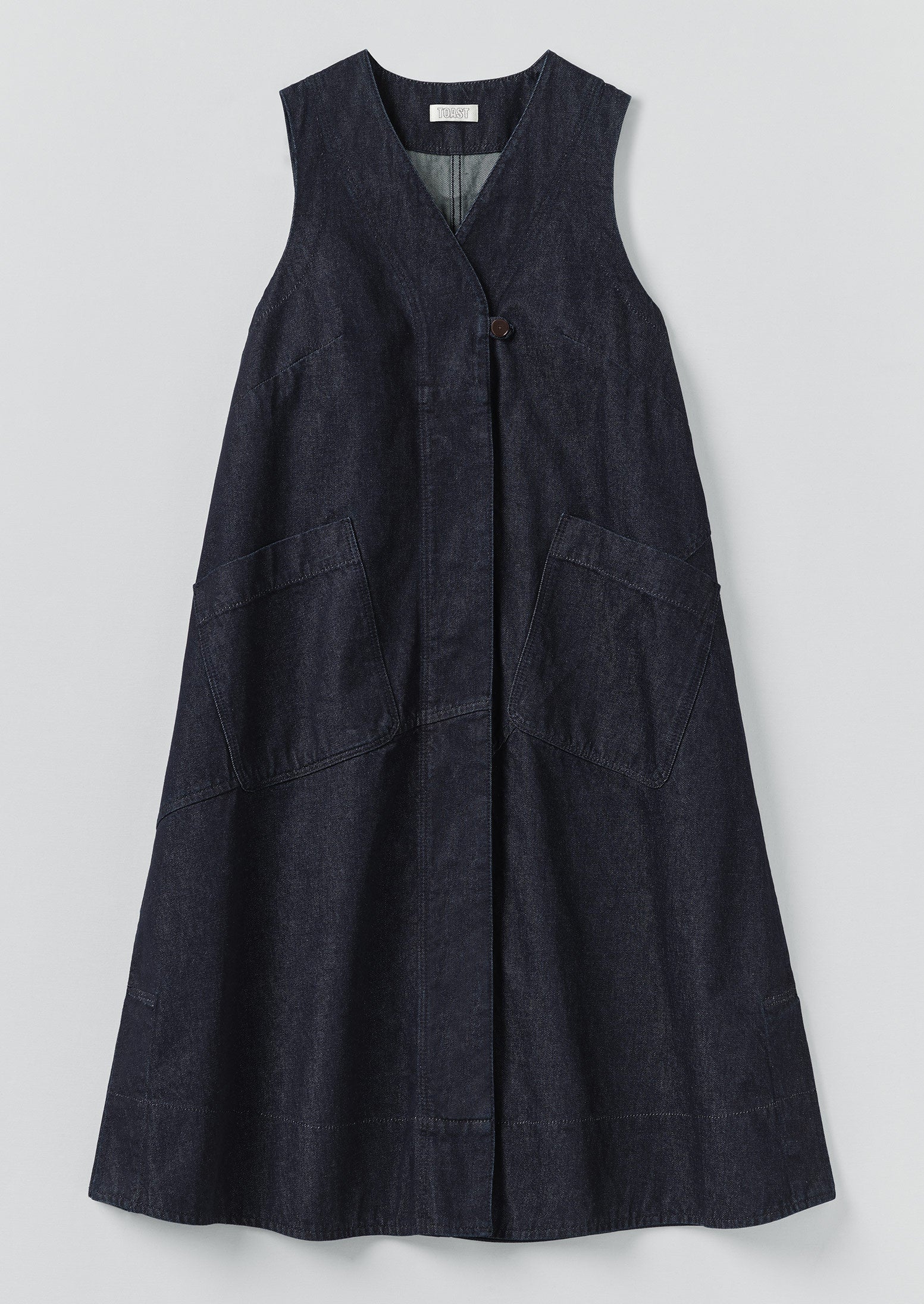 toast denim shirt dress Toast Striped Denim Shirt Dress Navy blue ref.JC343893 (Sold)