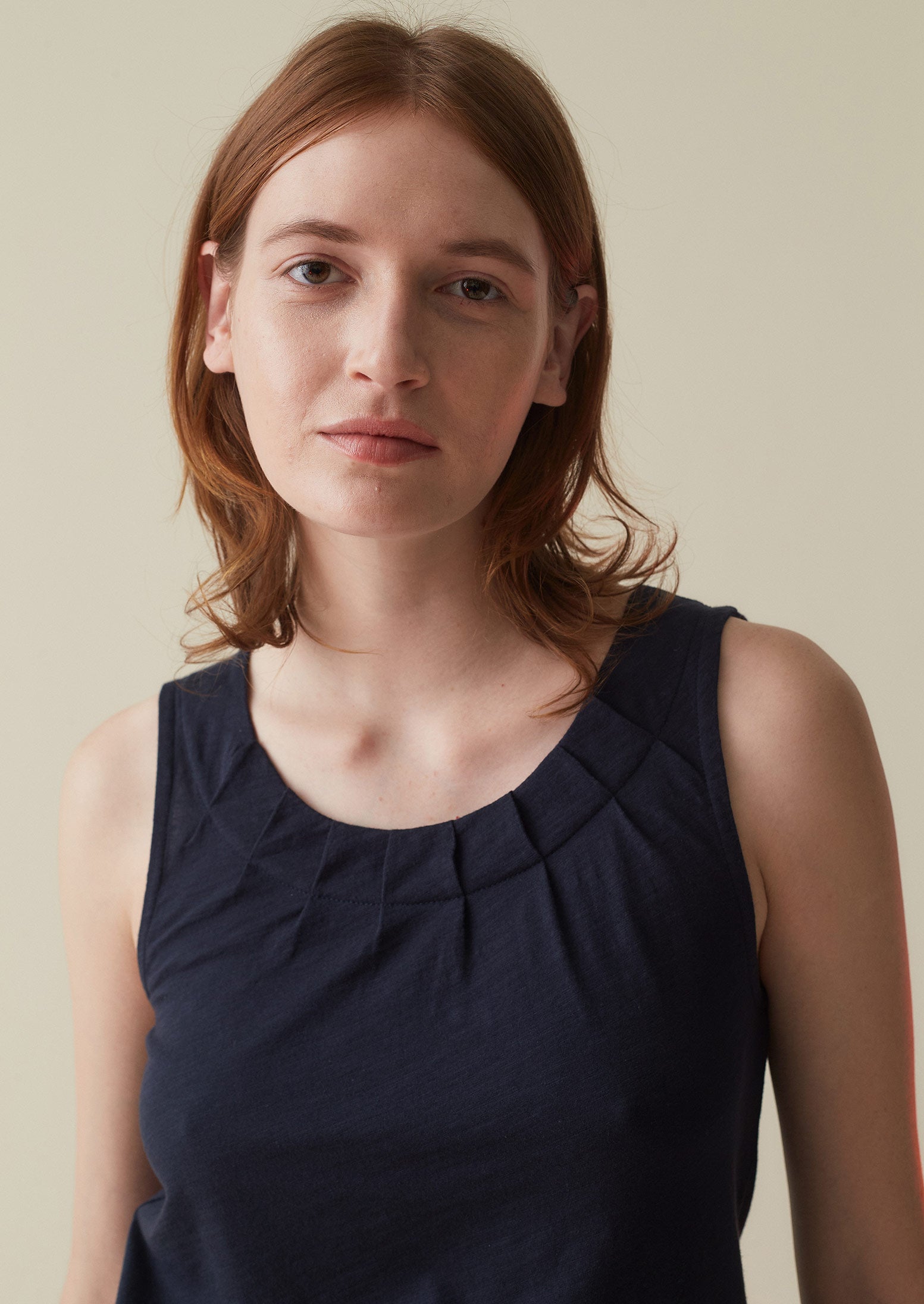 Organic Cotton Slub Tank Top | Coal