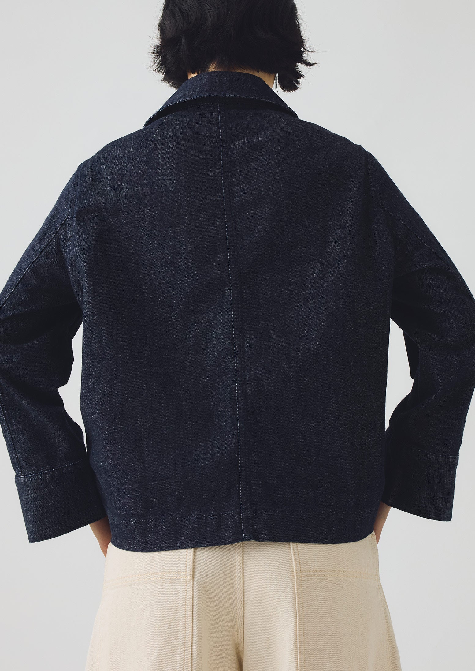 ジャケット・アウター ANATOMICA BLOUSE VILLETTE INDIGO SUMI Wide Sleeve Organic Indigo Denim Jacket | Indigo | TOAST