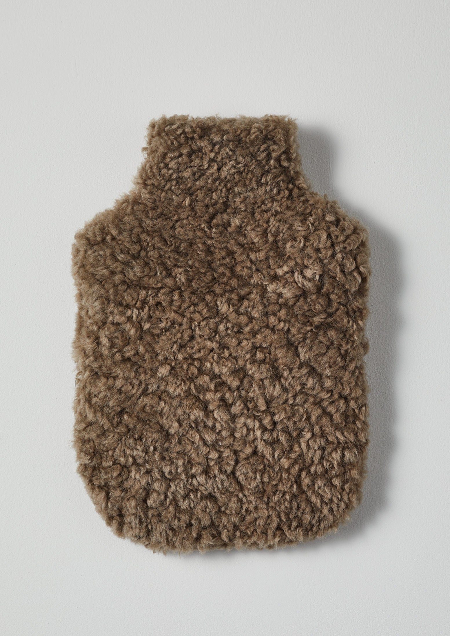 Sheepskin Hot Water Bottle Cover, Taupe