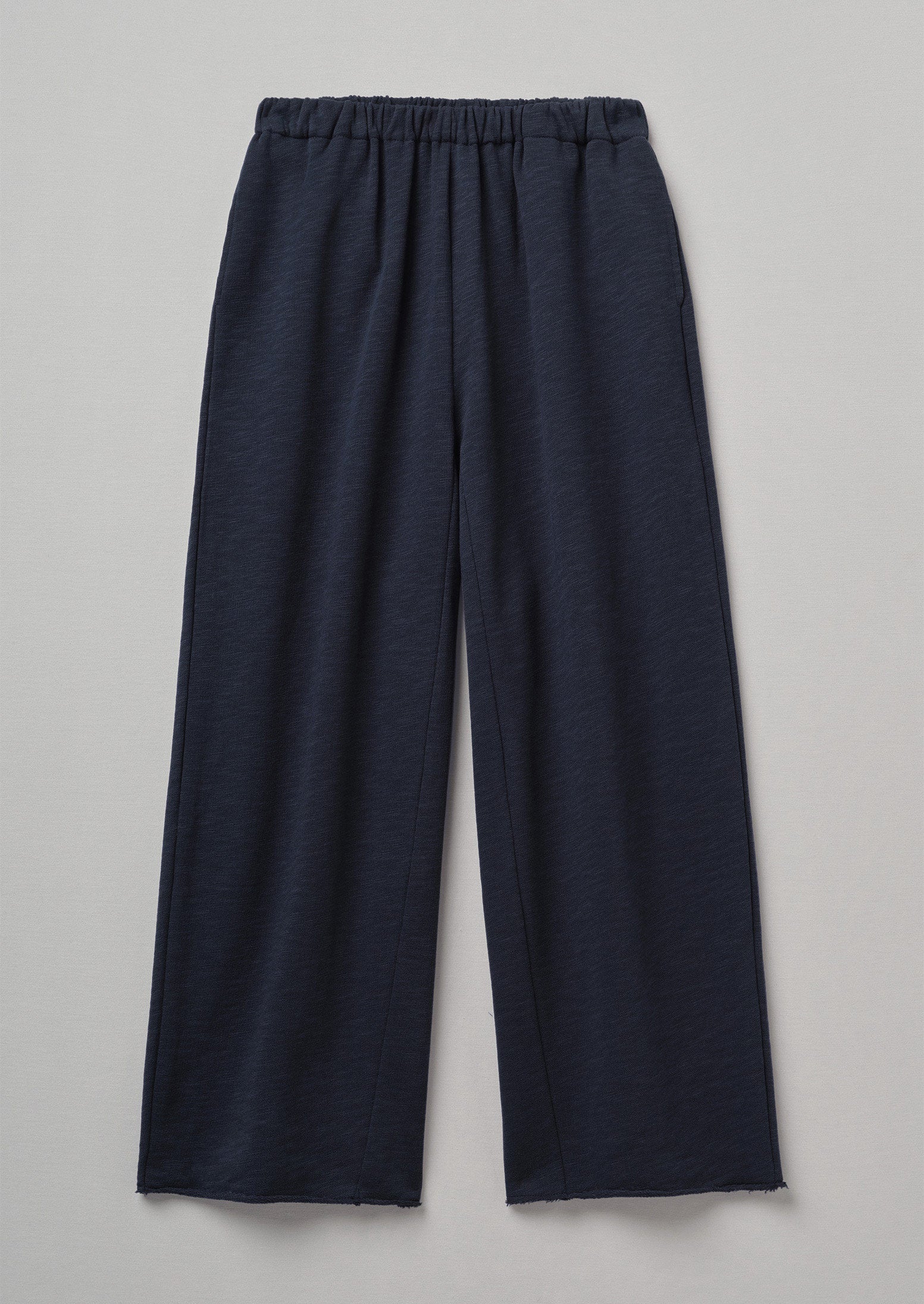 Loop Back Jersey Trousers | Midnight