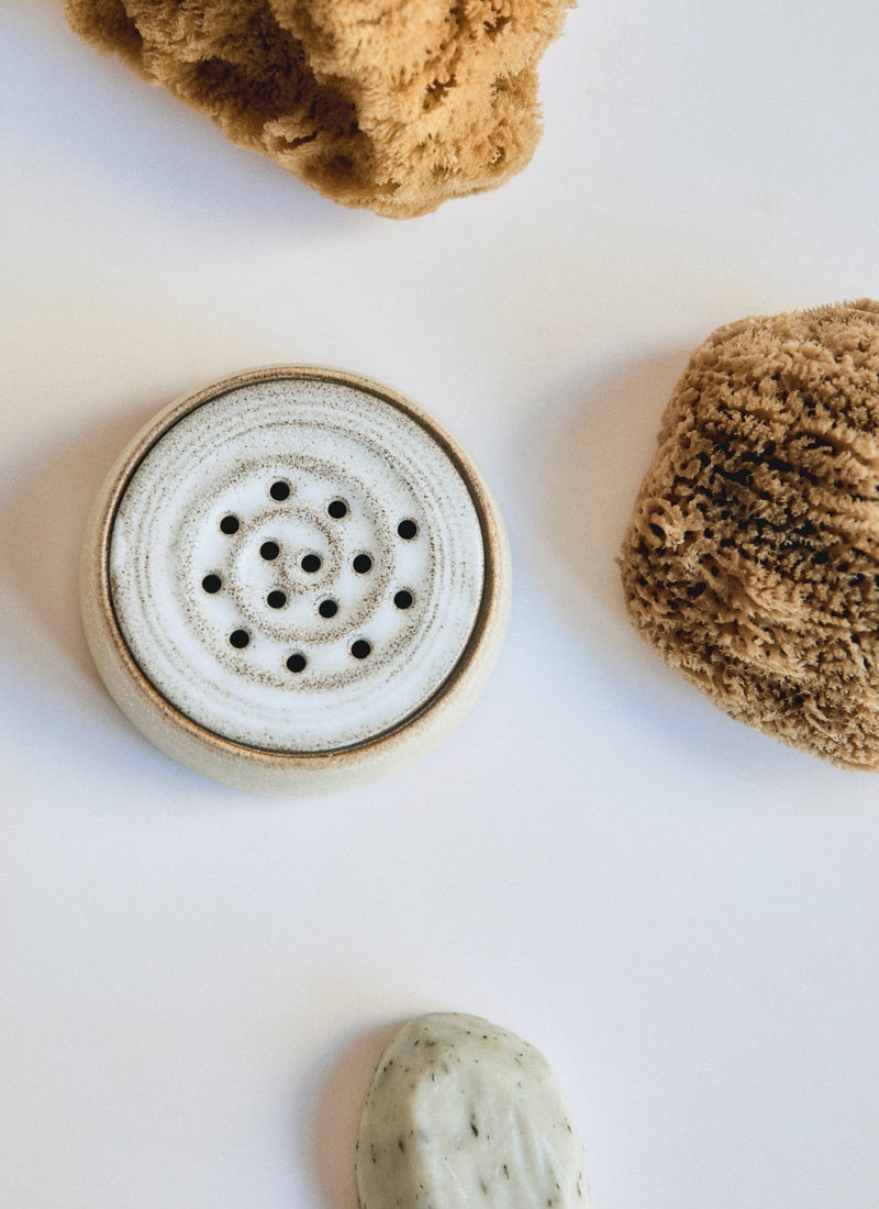 Laerke Moller Hansen Soap Dish | Chalk/Ochre