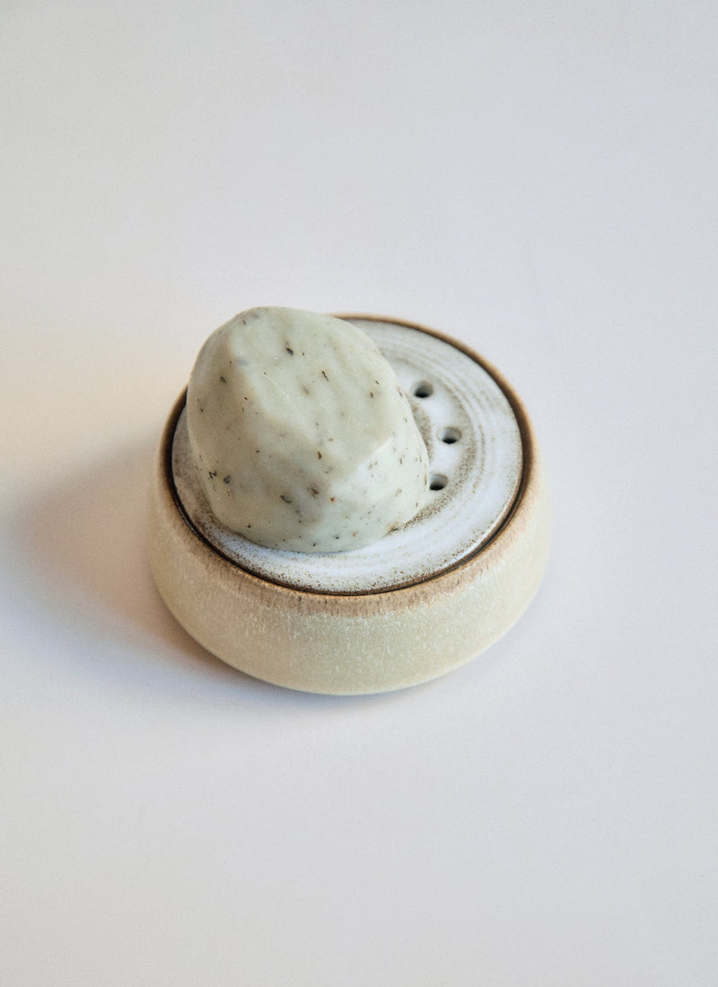 Laerke Moller Hansen Soap Dish | Chalk/Ochre