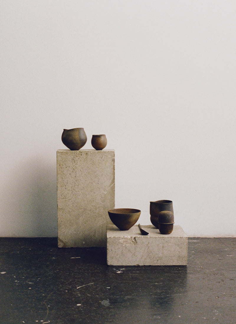 Yuichi Romita Wood Fired Tea Cup | Ash Brown