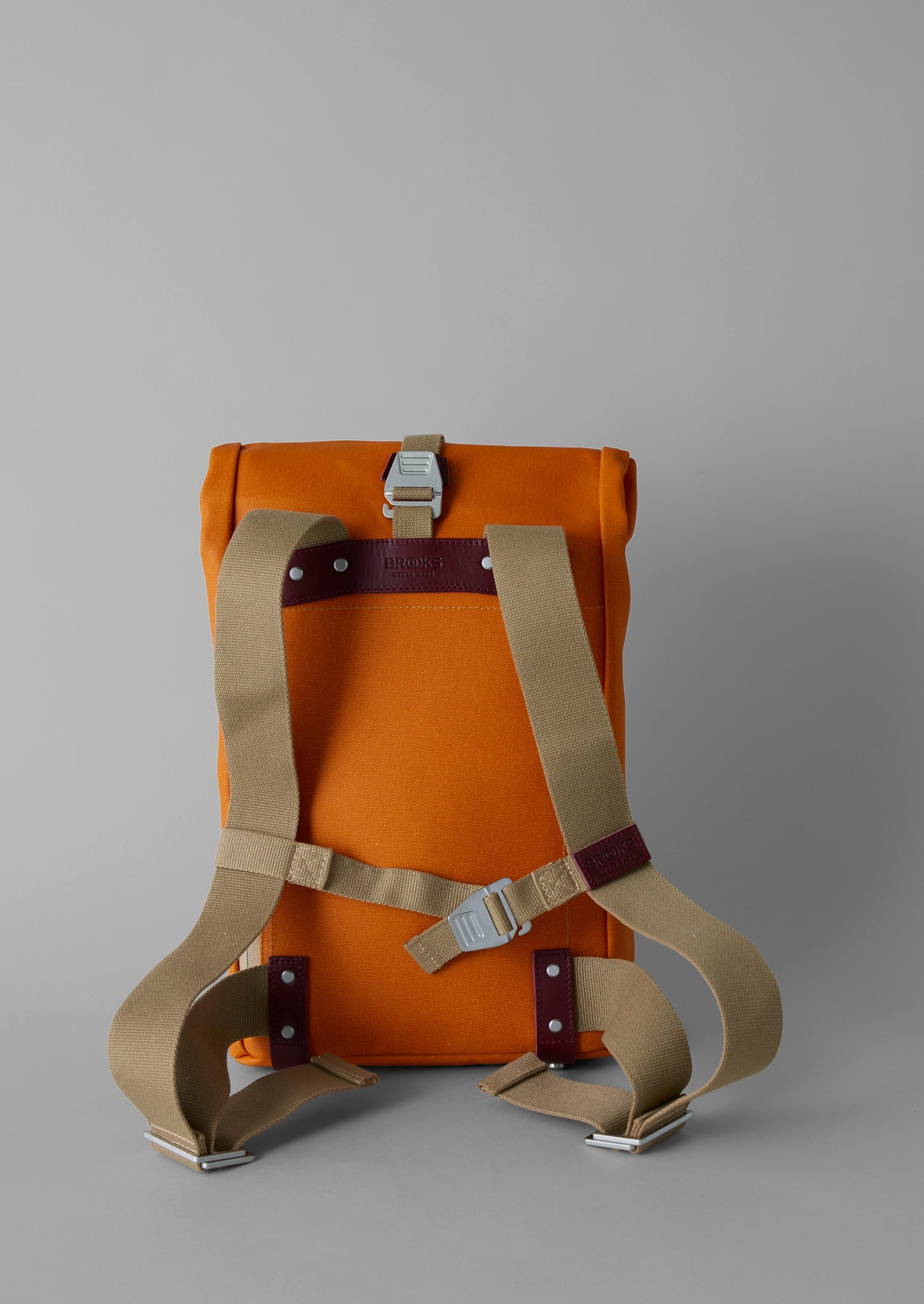 Brooks England Pickwick Roll Top Backpack Goose Beak TOAST