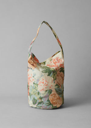 Garden Floral Waxed Cotton Bucket Bag | Multi