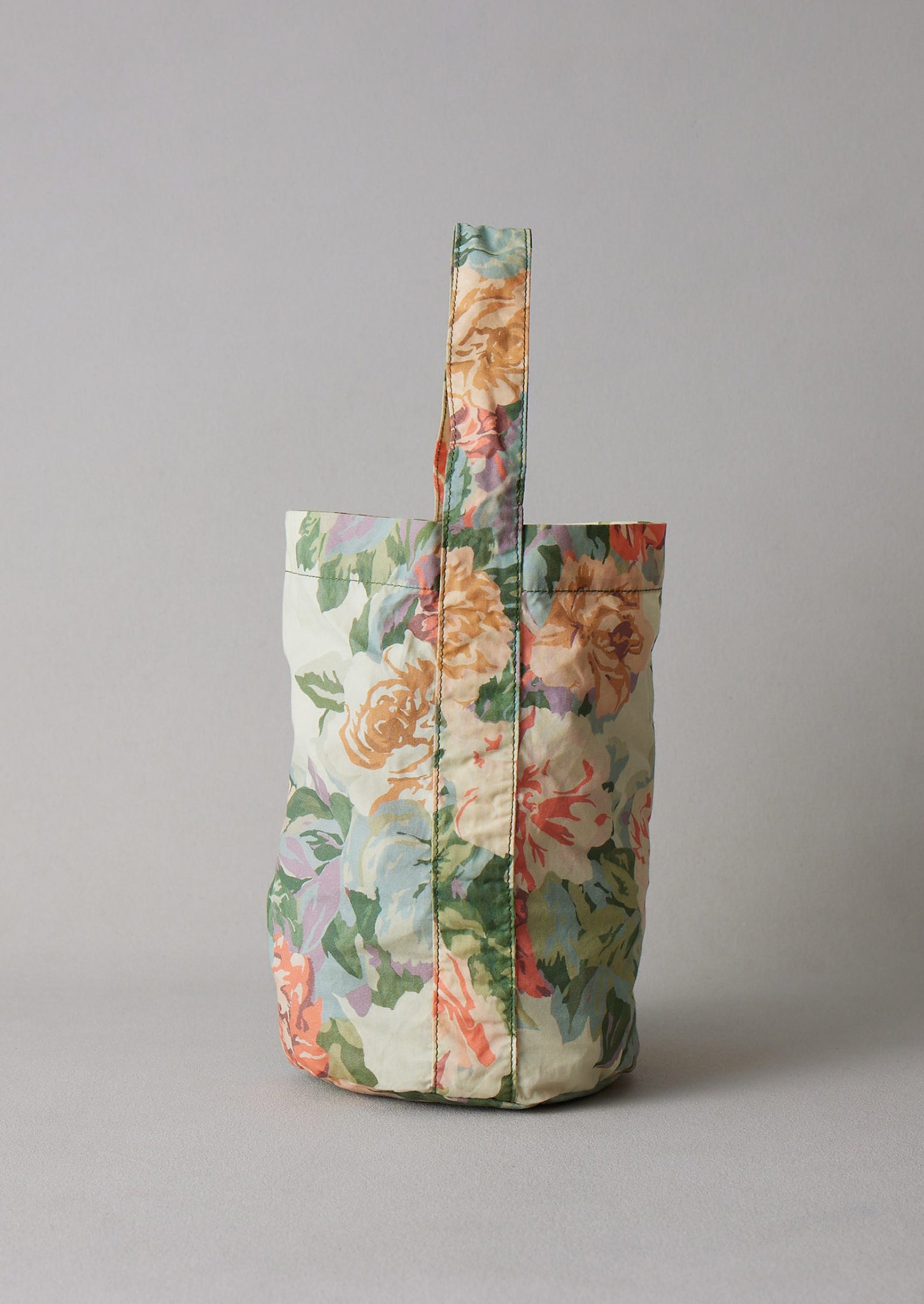 Garden Floral Waxed Cotton Bucket Bag | Multi