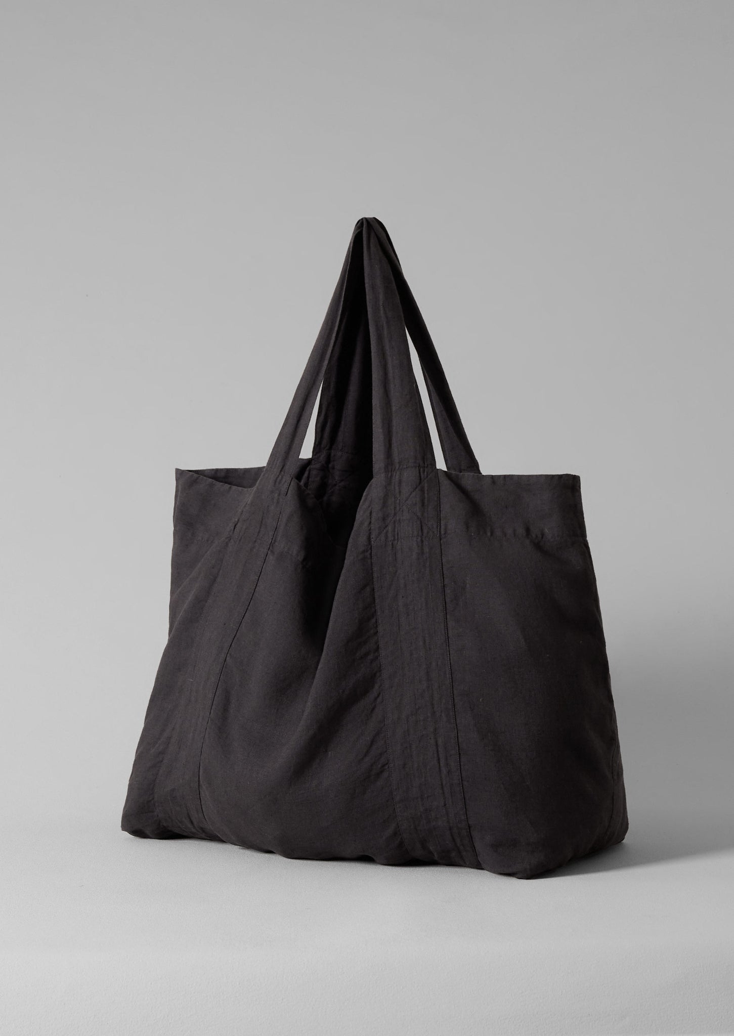 Garment Dyed Linen Bag | Black Pepper