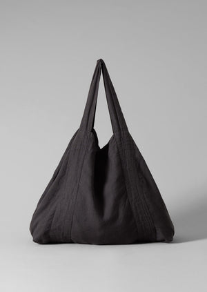 Garment Dyed Linen Bag | Black Pepper