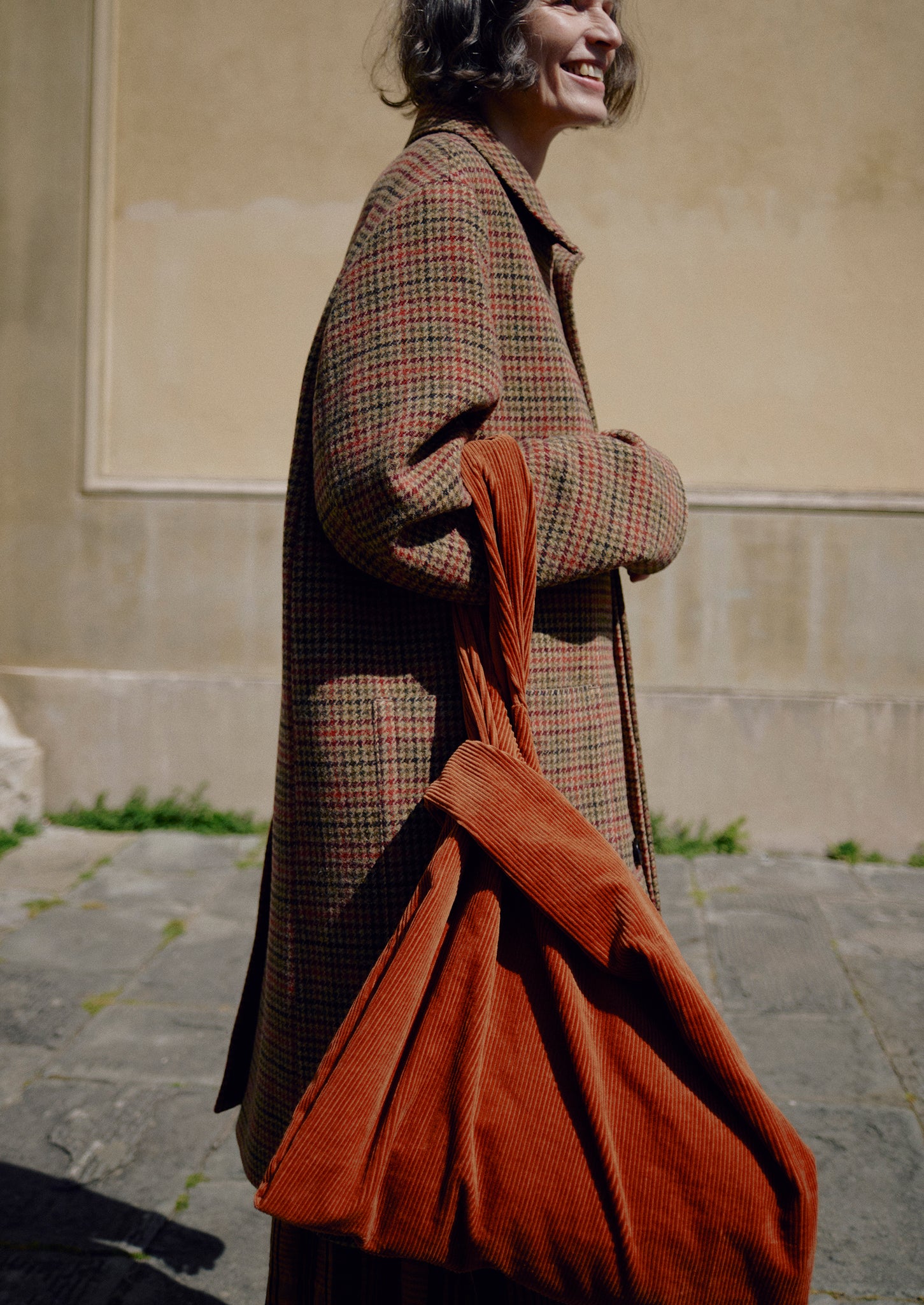 Cotton Cord Knot Bag | Burnt Sienna