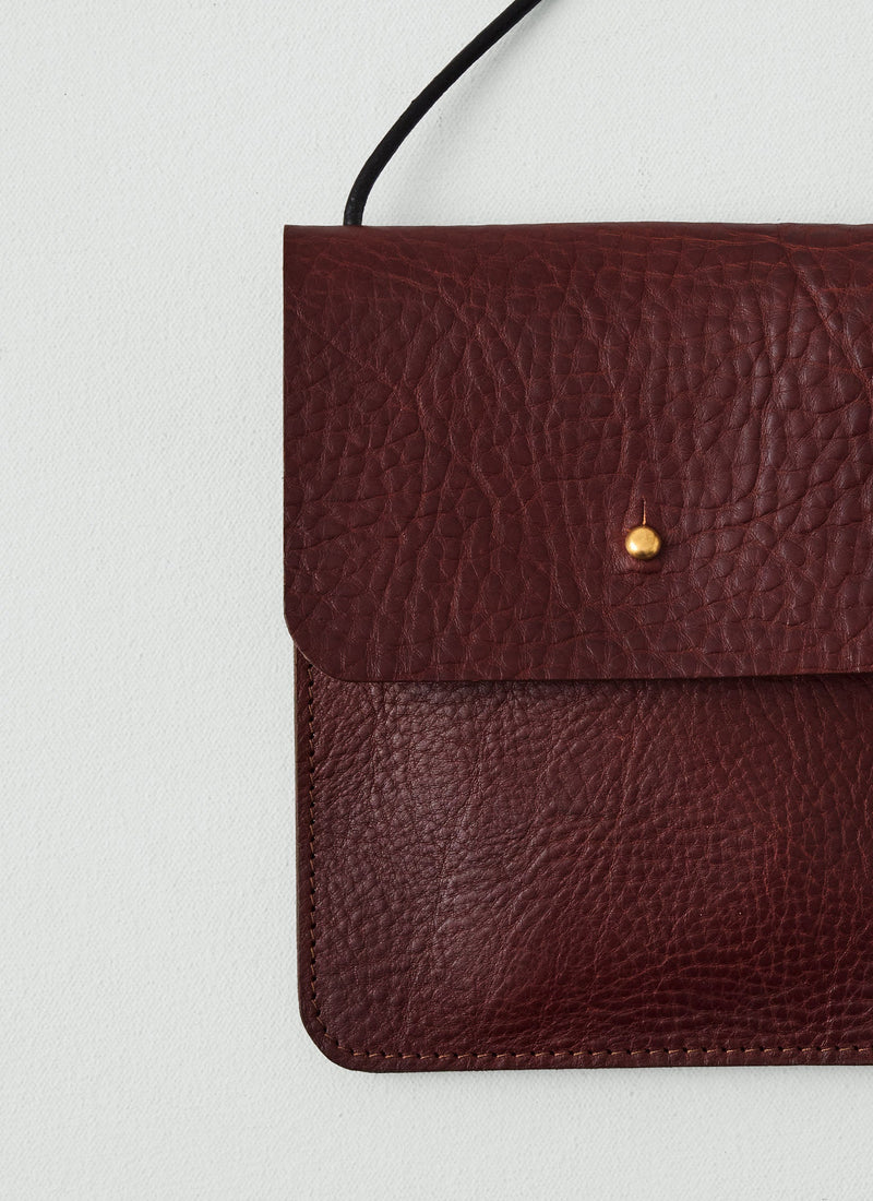 Kate Sheridan Leather Erin Pouch | Chestnut