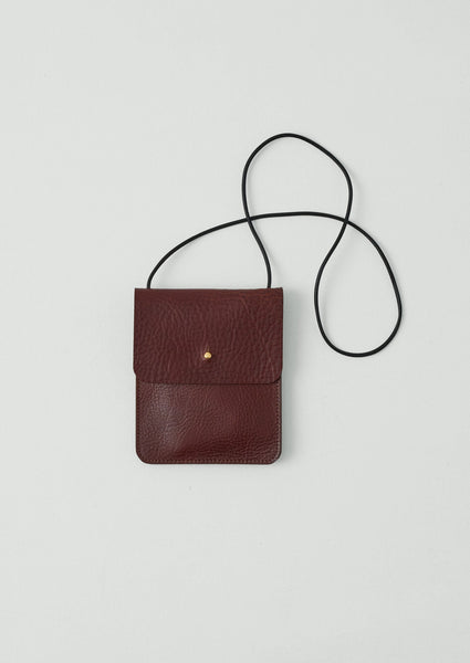 Kate Sheridan Leather Erin Pouch Chestnut