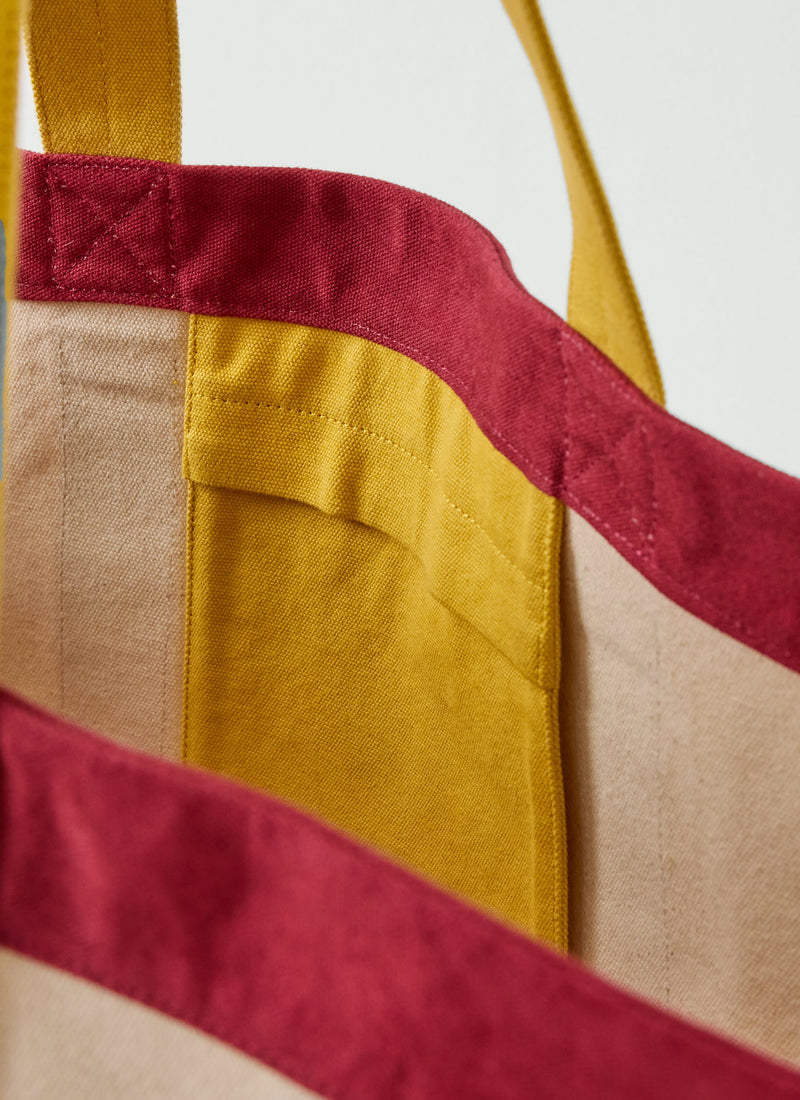 Cotton Canvas Market Bag | Pomegranate