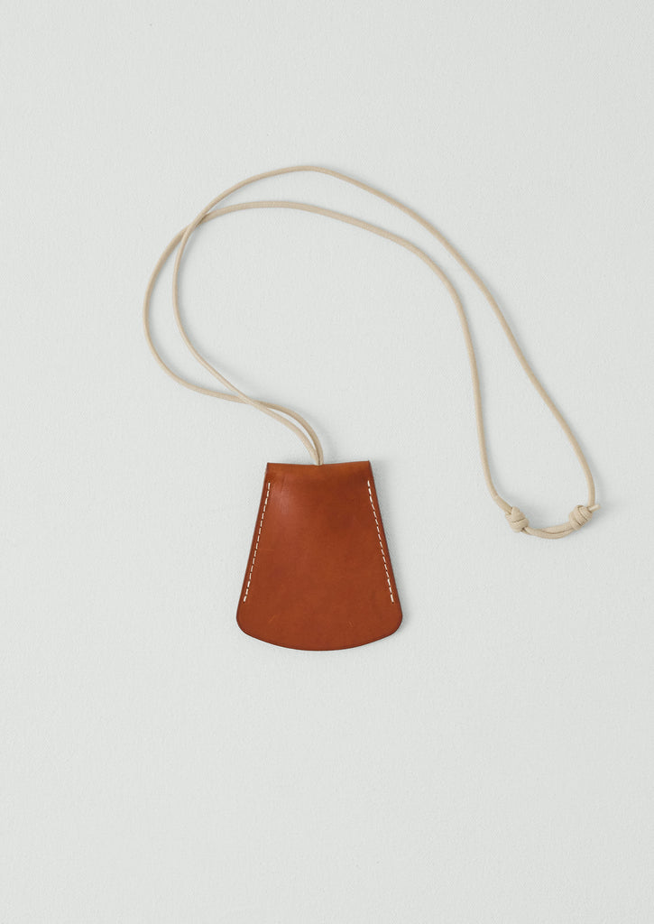 Laperruque Leather Neck Pouch | Whiskey