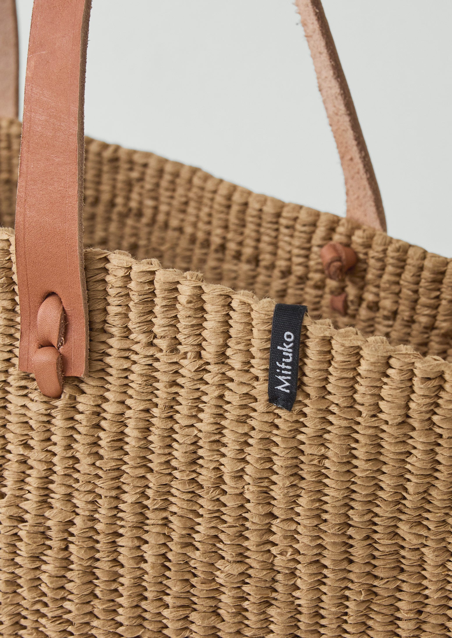 Mifuko Woven Paper Basket Bag | Natural | TOAST