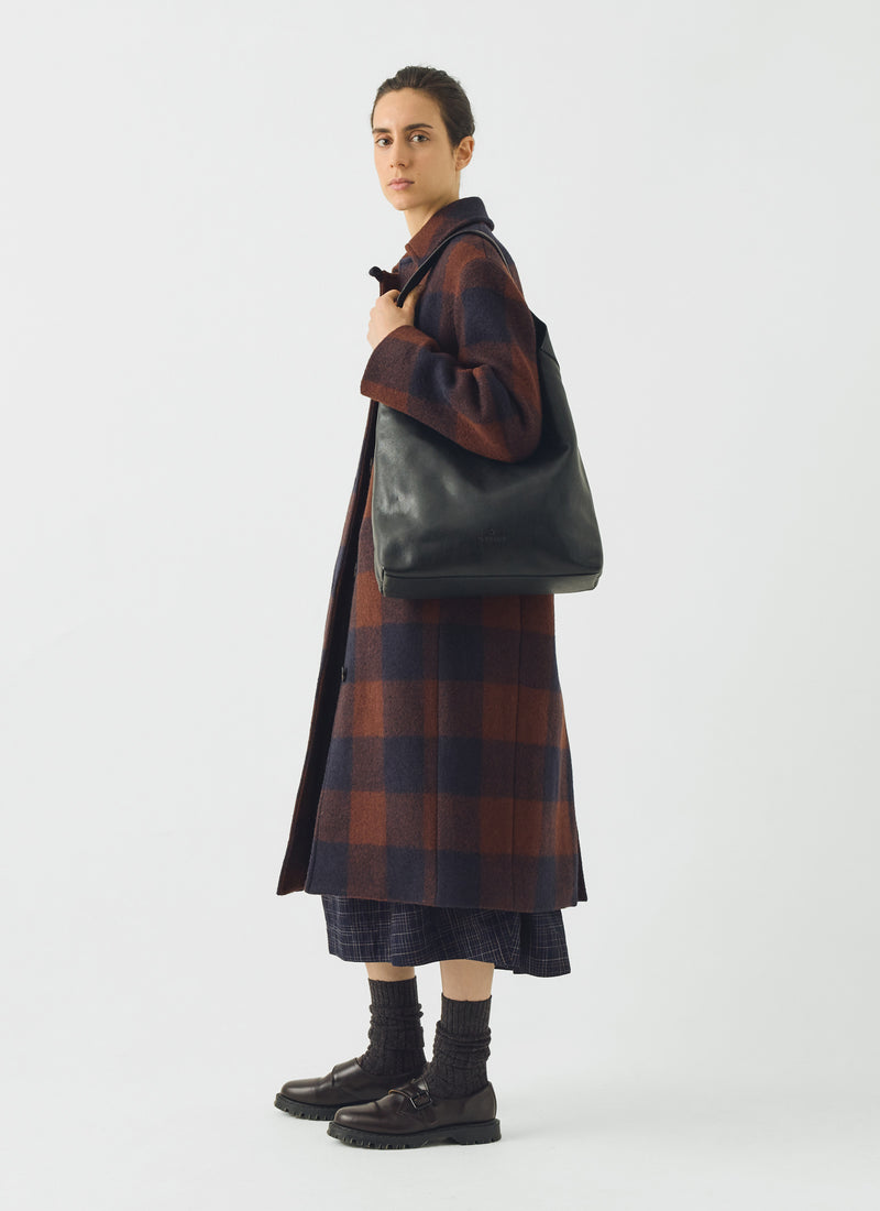 Il Bisonte Leather Shoulder Bag | Black