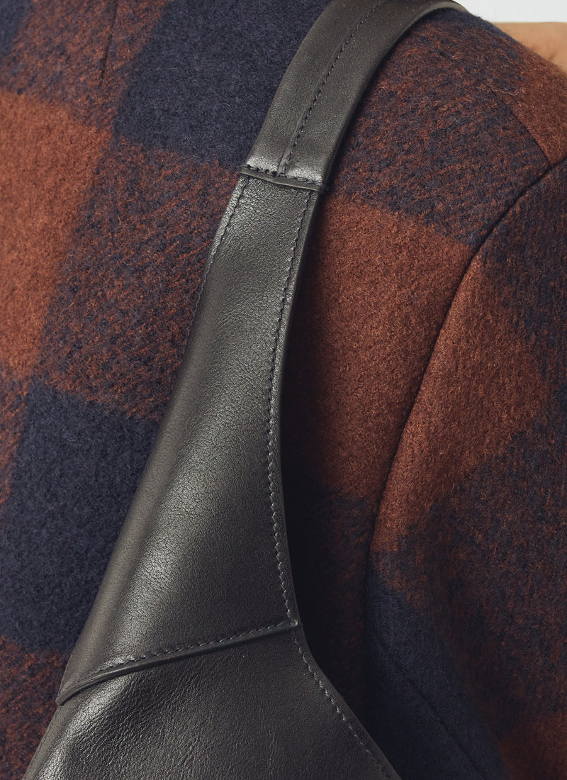 Il Bisonte Leather Shoulder Bag | Black
