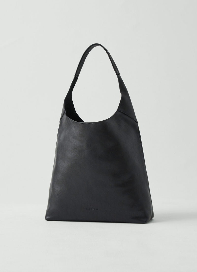 Il Bisonte Leather Shoulder Bag | Black