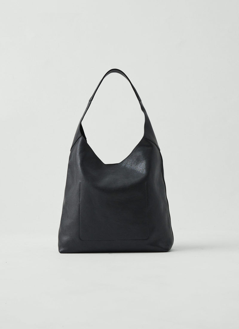 Il Bisonte Leather Shoulder Bag | Black