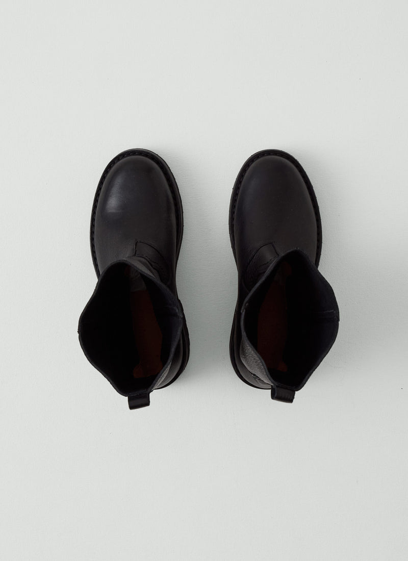 Fracap Eloide Leather Boots | Black