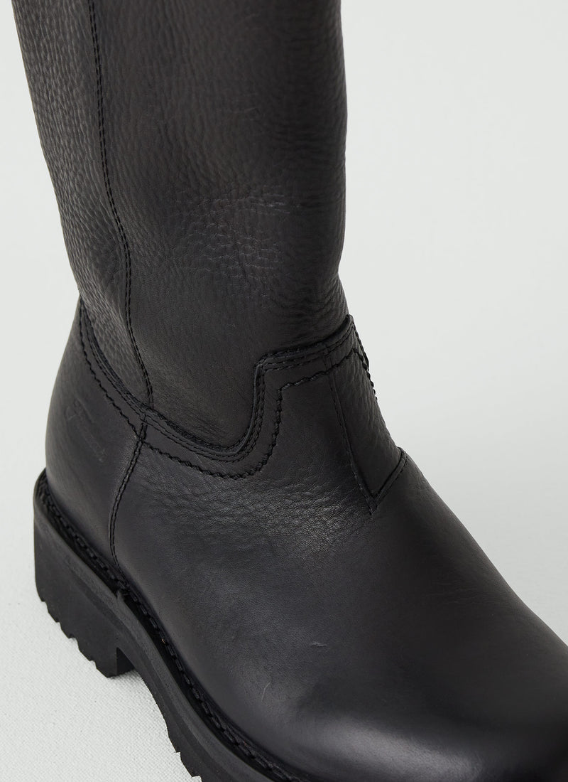 Fracap Eloide Leather Boots | Black