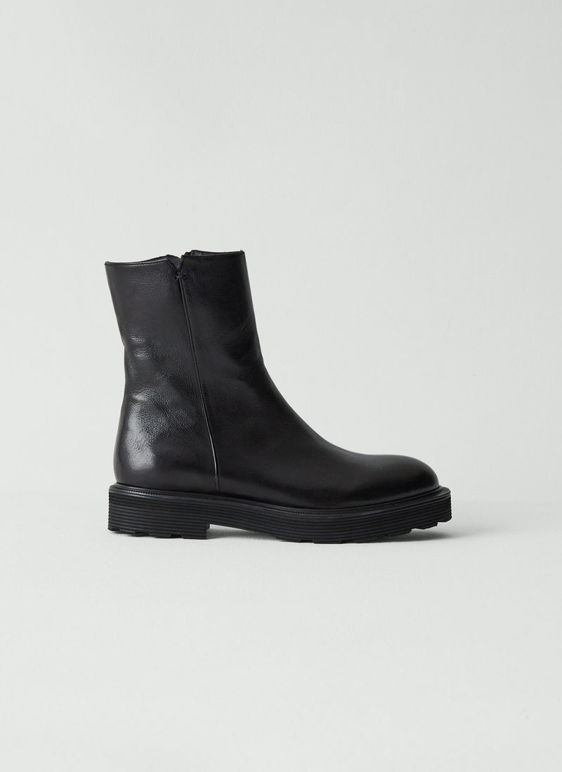 Sturlini Tall Leather Boots | Black