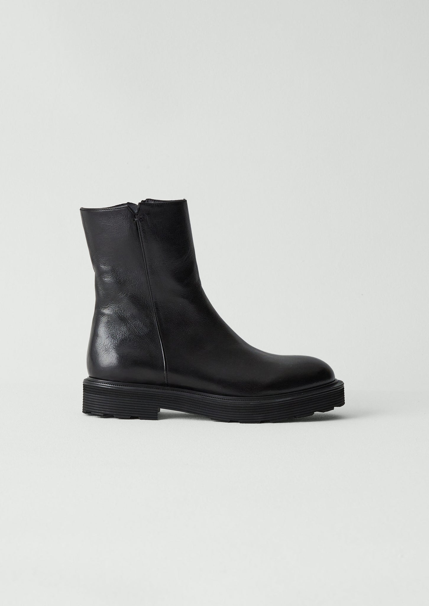 Sturlini Tall Leather Boots | Black