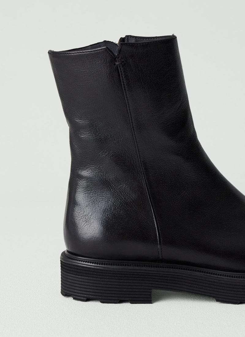 Sturlini Tall Leather Boots | Black