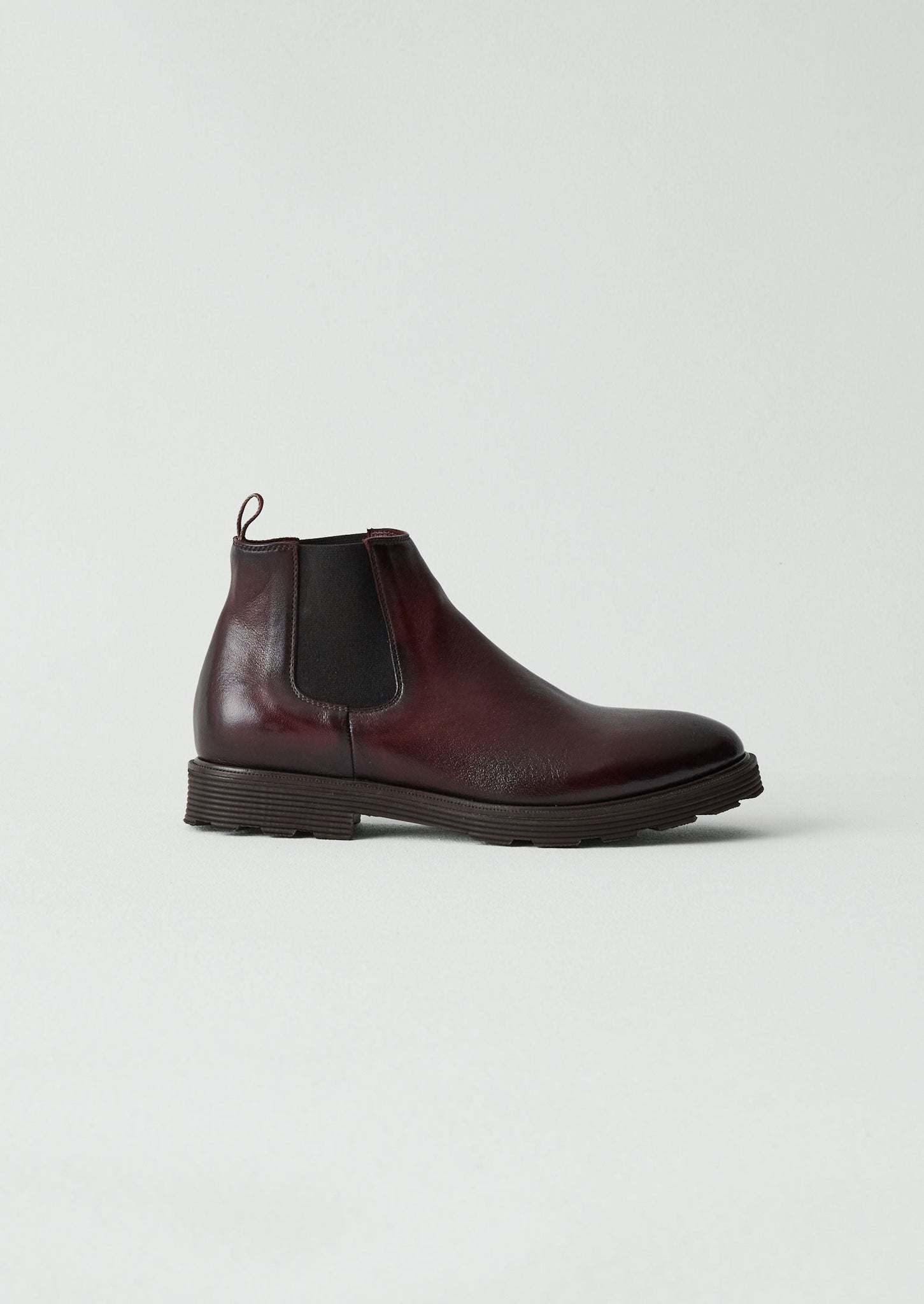 Sturlini Leather Low Chelsea Boots | Oxblood