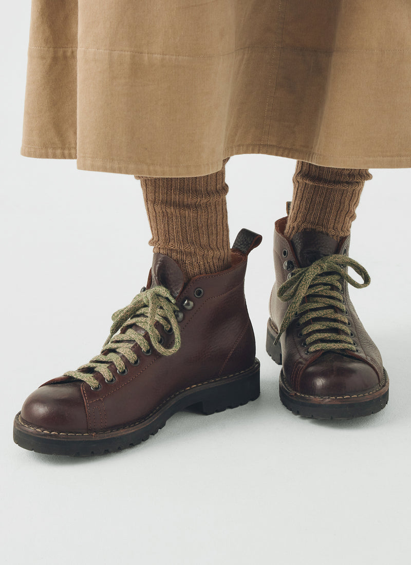 Fracap Leather Monkey Boots | Dark Brown