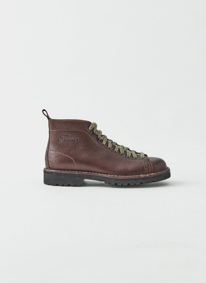 Fracap Leather Monkey Boots | Dark Brown