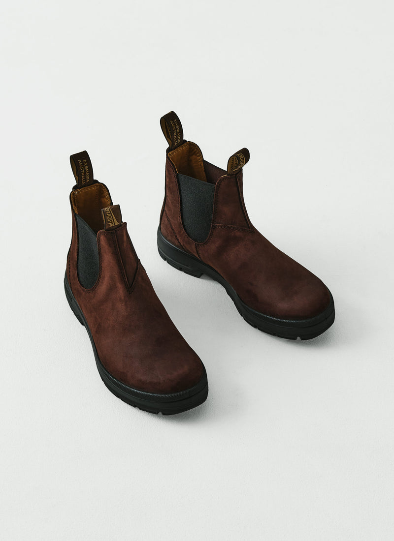 Blundstone Terrain Nubuck Chelsea Boots | Burnt Sienna