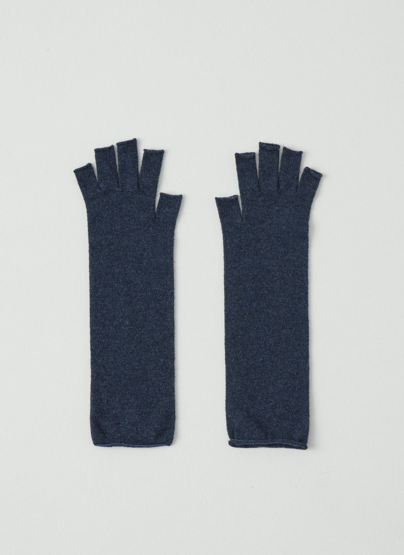 Nishiguchi Kutsushita Merino Tipless Gloves | Deep Blue