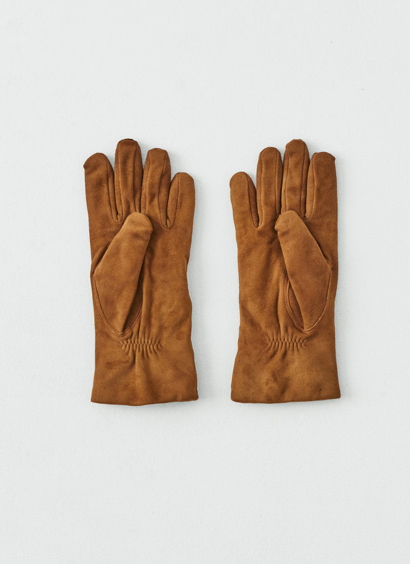 Hestra Elisabeth Suede Gloves | Whiskey