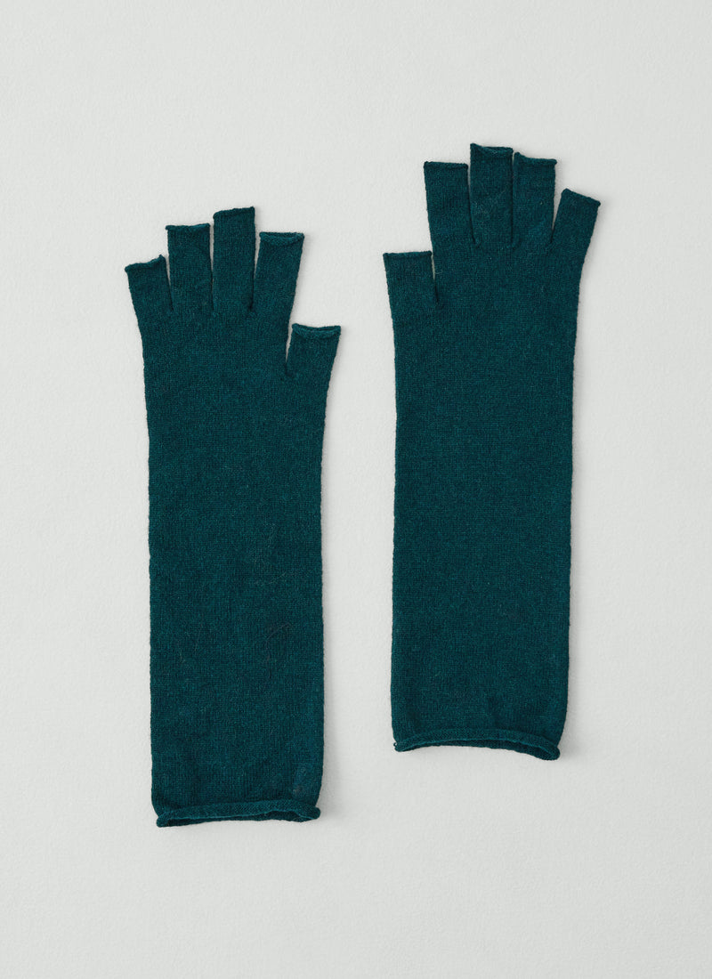 Nishiguchi Kutsushita Merino Tipless Gloves | Bottle Green