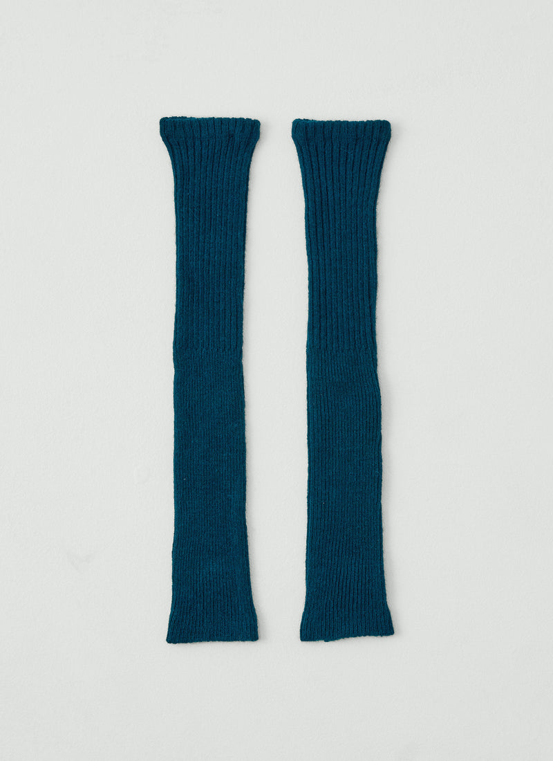 Nishiguchi Kutsushita Alpaca Arm Warmers | Teal