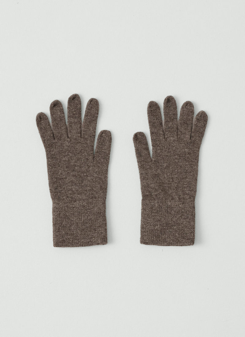 Nishiguchi Kutsushita Merino Wool Gloves | Mocha Brown