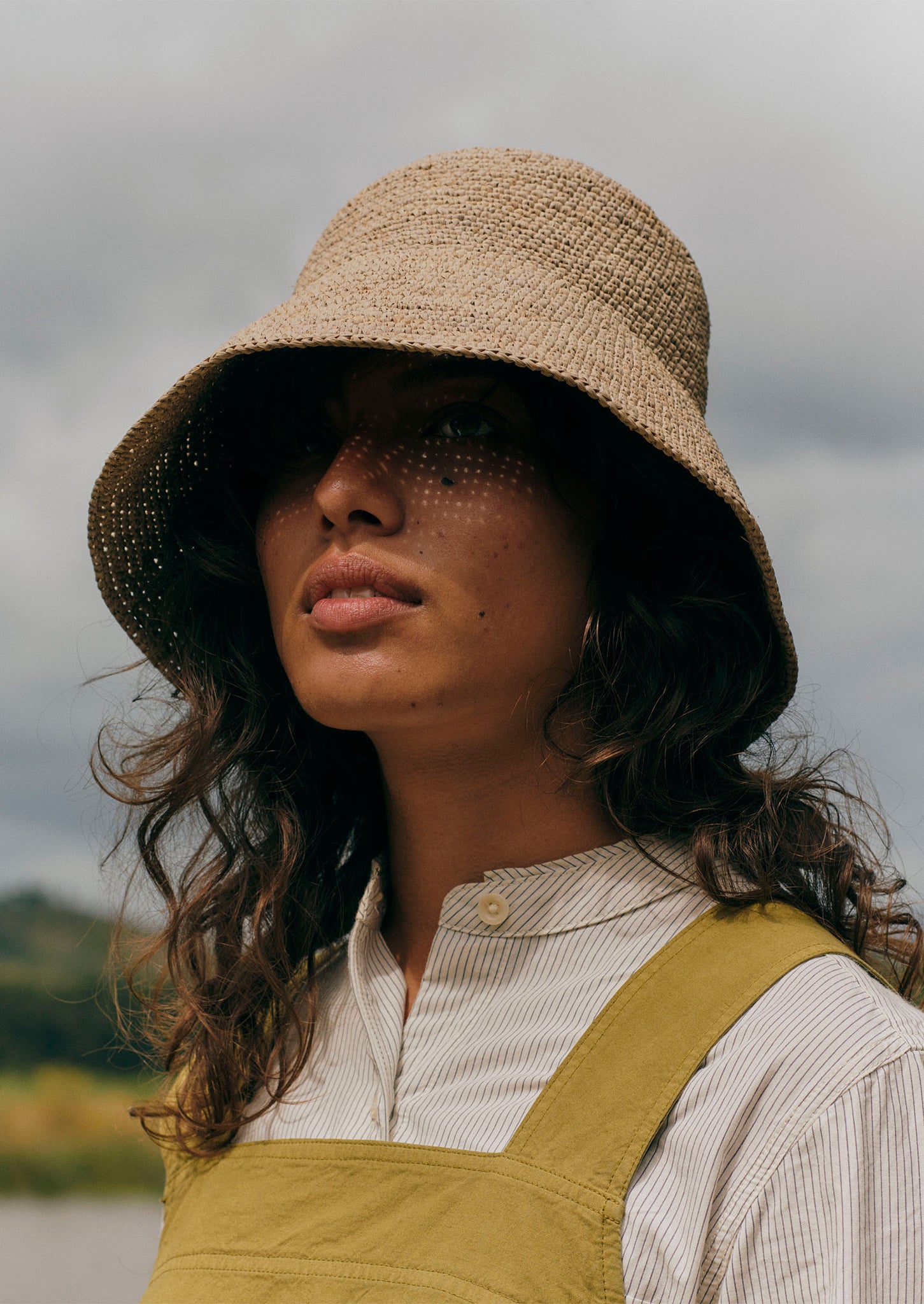 Maison N.H. Paris Raffia Hat | Stone