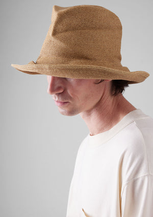 Decho Crushed Washi Paper Hat | Natural