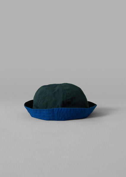 Studio Kettle Dry Waxed Cotton Deck Hat Navy French